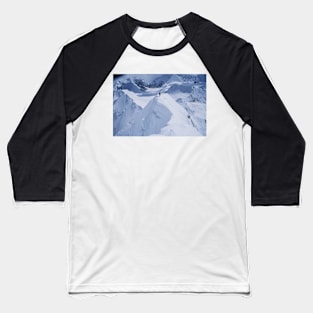 Climbing on Baruntse Baseball T-Shirt